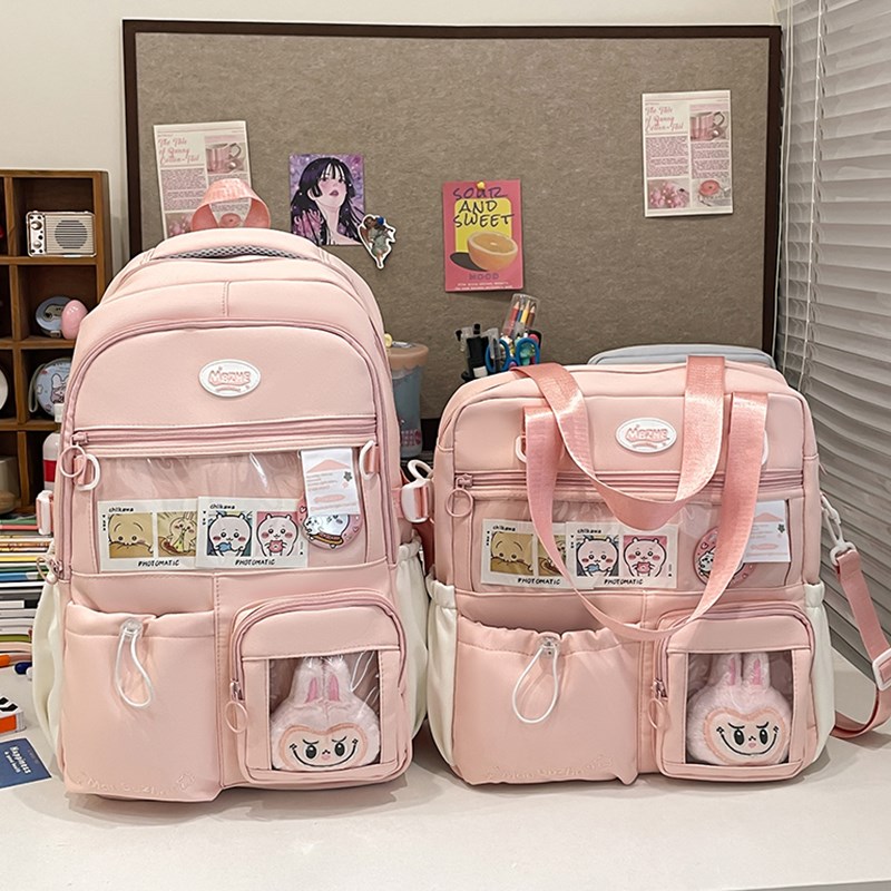 书包初中女生高颜值小学生四五年级大容量双肩包结实耐用新款背包