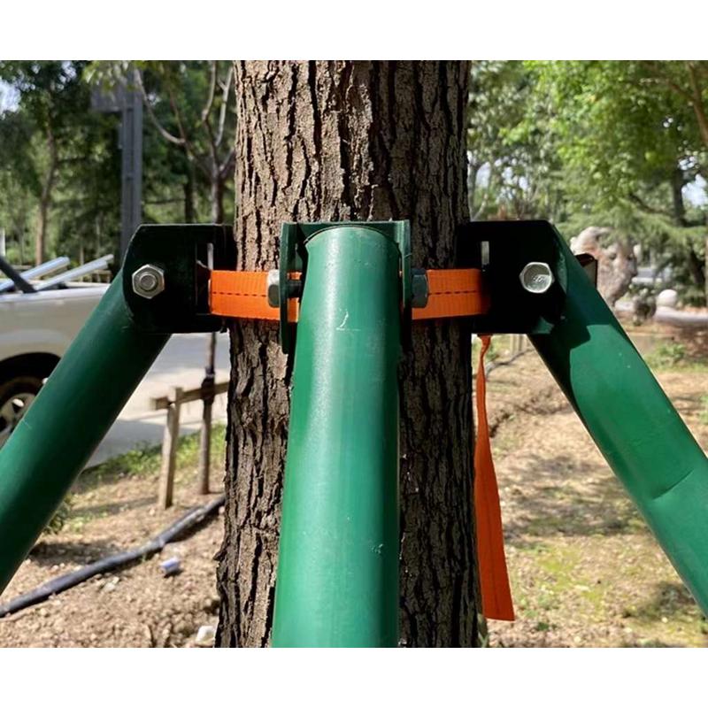 大树烤树木漆支固定器树钢管支撑杆园林乔木防风镀锌支撑架行道