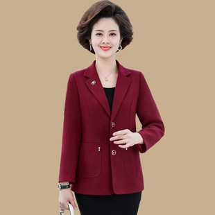 小西服 c08短款 m55春秋外套中老年女士40岁50妈妈年轻洋气西装 春装