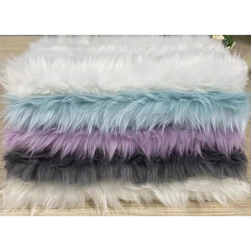 新兔毛3CM毛长落水毛布料短炸z毛娃娃棉花头发布料玩偶柔软diy新