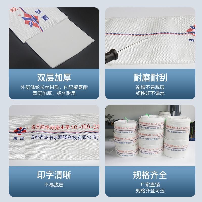 消防水带软管农用灌溉加厚抽水泵专用耐用浇水帆布浇地1234寸水管