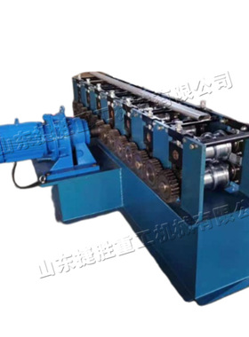 金属钢管压管机Metal forming equipment全自动7排圆管变椭圆管机