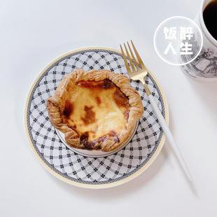 饭醉好物 釉中彩平盘 唯宝奥顿欧式 复古田园风餐盘米饭碗汤碗西式