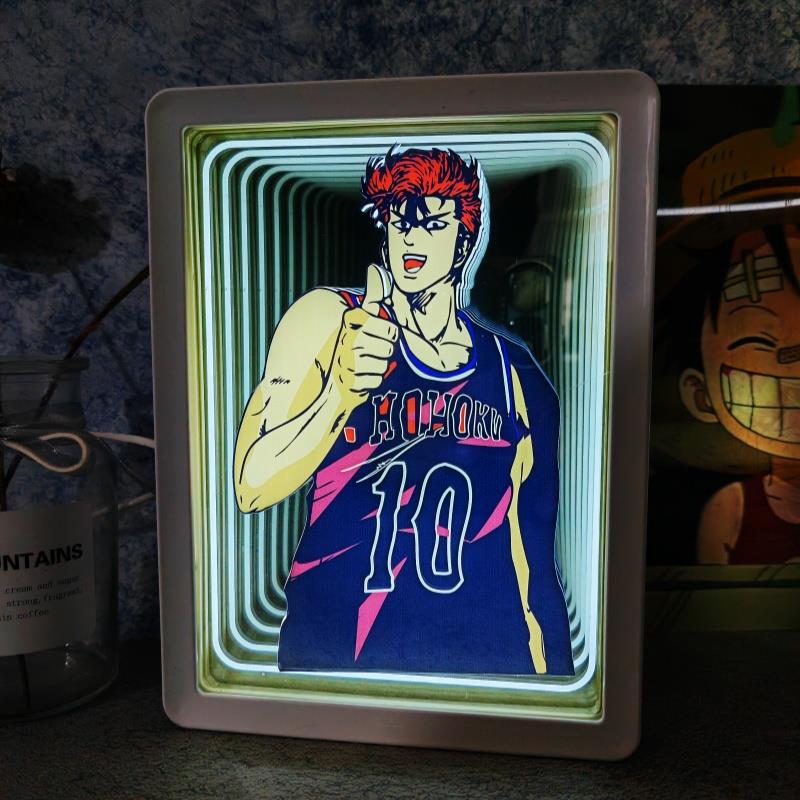 炫彩千层小夜灯3D深渊镜年会手办摆摊镭射定制炫酷礼品可充电摆件