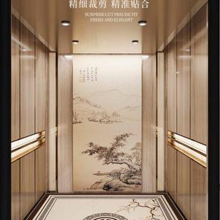 电梯轿厢地垫别墅专用楼梯门口进门家用地毯防滑垫子可定制 中式