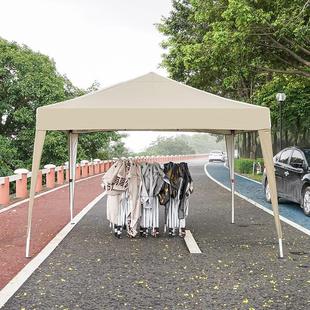 广告帐篷3米3豪华型防水遮阳自动折叠户外休闲伞帐篷雨棚帐篷围布