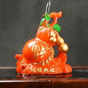 饰茶具配件 茶宠可养变色福禄双收招财精品摆件葫芦茶玩茶桌茶台装