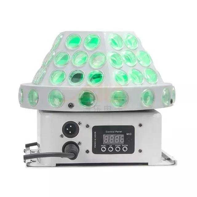 LED声控自行式DMX512太空飞碟灯太空UFO灯派对效果变色迪斯科灯