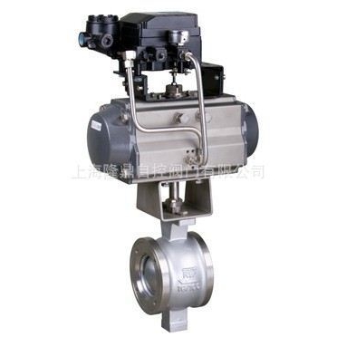 中隆鼎控供应Q647F气动固定式球阀VQ670F气动V型防爆调节球阀厂家