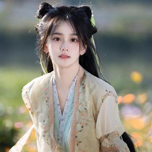 司南閣漢服 宋制對穿交短背心褶裙趙靈兒 女款 趙小靈