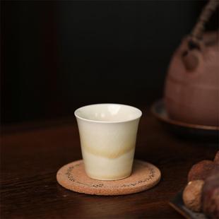 窑变小茶杯闻香杯景德镇纯手工陶瓷茶具复古主人杯60ml品茗杯单杯