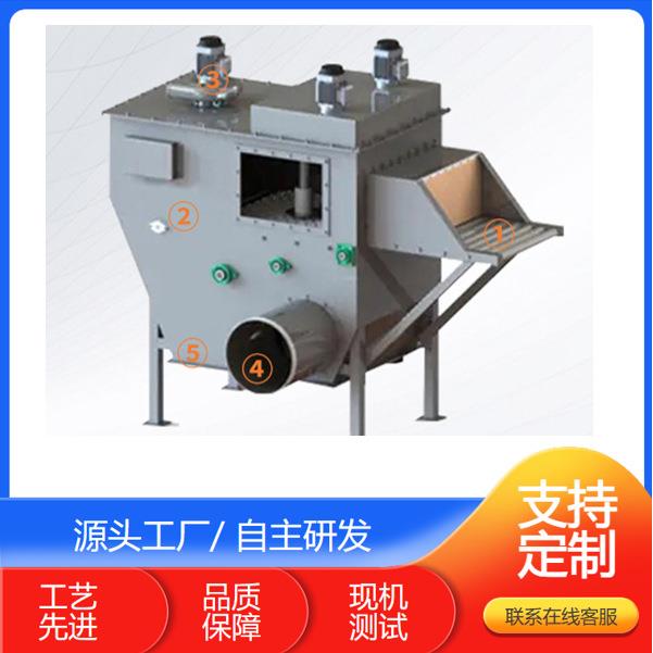 微型自动拆包机应用粮油行业包装袋自动输出