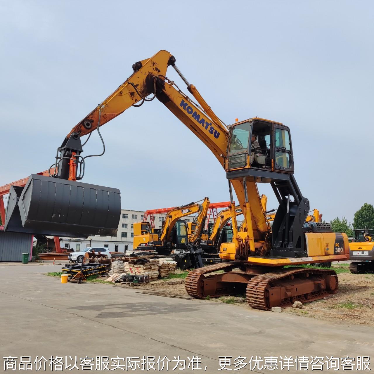 升降驾驶室改装火车厢物料刮平机钩机增高驾驶室