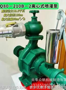 正0品青岛丰燕210型双8叶高扬程AVF水泵灌溉家用流量0方轮扬程12