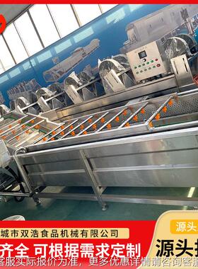 高压气泡TUQ喷清洗机土豆芹菜辣椒去污淋备清洗设酸菜清洗盐脱机