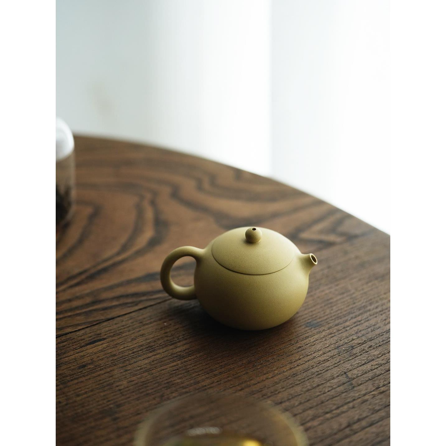 宜兴紫砂壶原矿本山绿泥小西施手工制作小品茶壶茶具家用送礼小壶