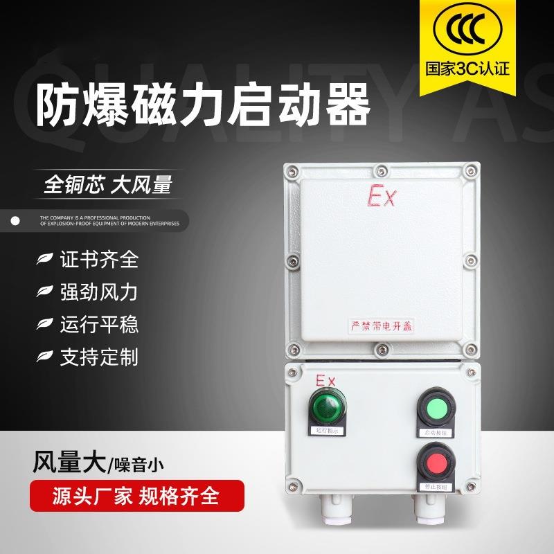 防爆磁力启动器BXQ防爆风机控制箱综合磁力启动器防爆按钮电箱