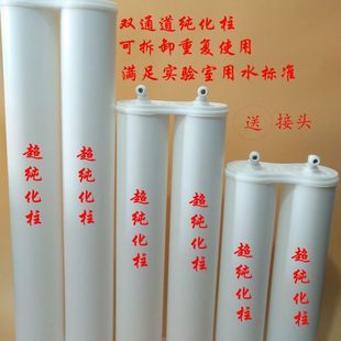 水处理实验室超纯水超机双通道纯化柱纯水柱预处理柱纯化柱UP水柱