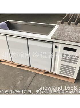 SC3100广州厂家冷直销不锈披萨台 钢沙拉作台 藏保鲜柜 沙拉台 操