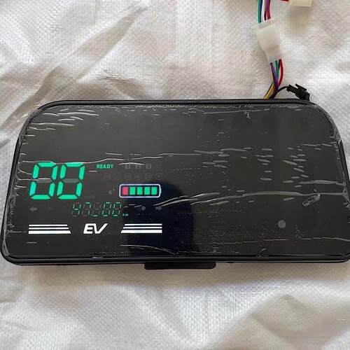 电动三轮车仪表盘48v60v通用电动车液晶仪表总成72V电量表速度表