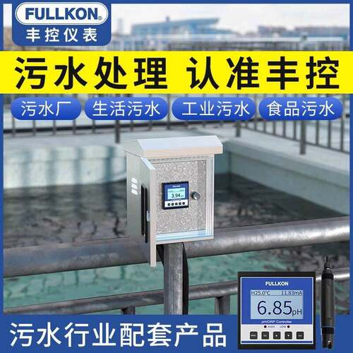 丰控在线ph计酸度计污水处理水质检测电极探头酸度ph值检测仪