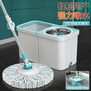 洁诺仕双驱动旋转拖把家用一拖净干湿两用吸水拖布水桶一体25新款