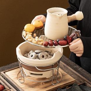 围炉煮茶器具全套罐罐烤奶茶专用煮茶壶家用室内插电电炉煮茶炉子
