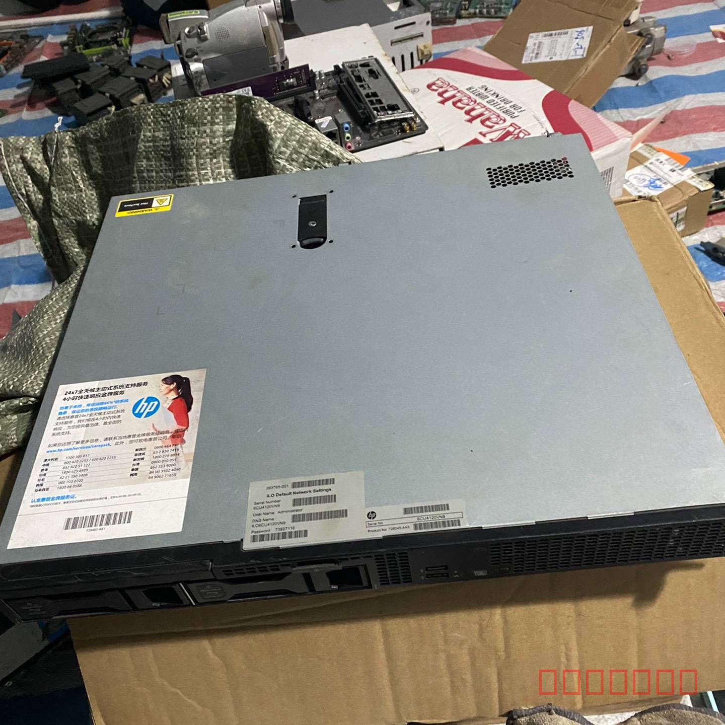 议价惠普DL320e服务器，500G x2，4G内存，E3-维修