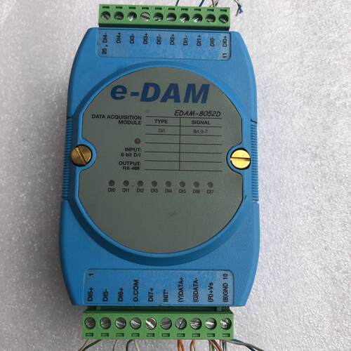 议价EDAM-8052D 隔离转换器 数据采集模块 RS-485工控模块维修