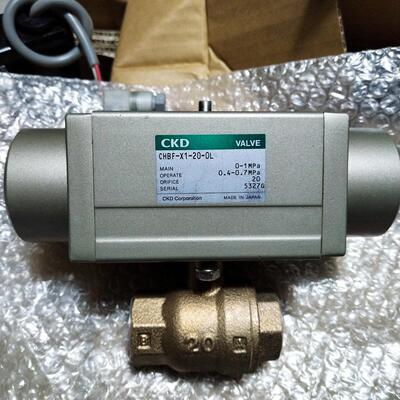 议价CHBF-X1-20-0L 气控式球阀 CKD喜开理工业工控气动阀门维修