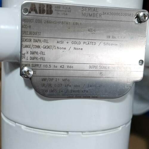 议价266HSHPBTAI E9L1 ABB压力变送器 工控自动化工业仪表维修