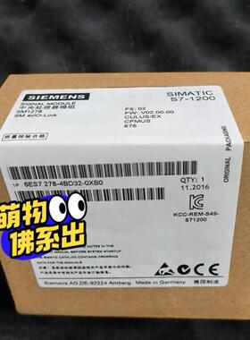议价6ES7278-4BD32-0XB0 信号模块 SM1278 S7-1200 IO-Link维修