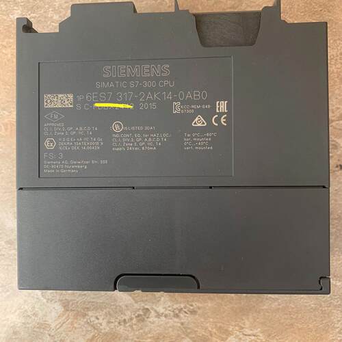 议价6ES7317-2AK14-0AB0 CPU模块 可编程工业自动化控制器维修