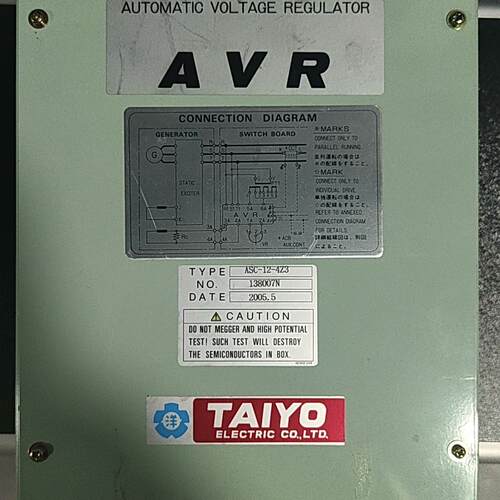 议价ASC-12-4Z3 AVR自动电压调节器 TAIYO工控配件维修