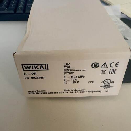 议价S-20 威卡压力变送器 0.04MPa 工业工控测量配件维修