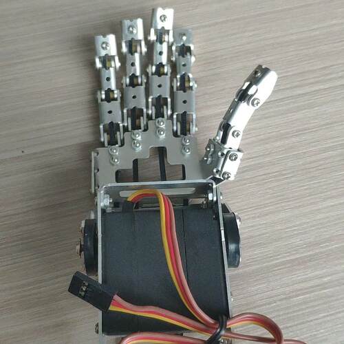 议价ROBOT DS-40 金属仿生机械手掌 机器人DIY机械手配件维修