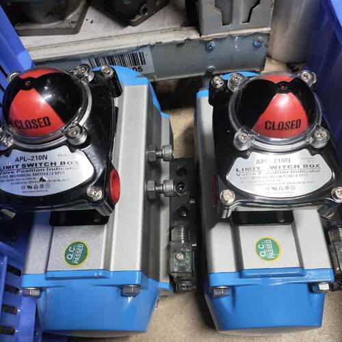 议价JF100DA APL-210N 气动球阀 阀门位置反馈限位开关维修