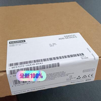 议价6ES7272-1AA10-0YA1 TD200文本显示器 工控配件 当天发维修