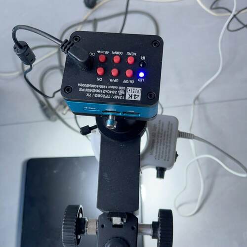 议价TF256G/7X 4K高清工业显微镜摄像头 带显示屏 HDMI USB输维修