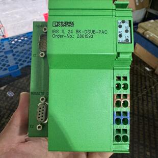 议价IBS IL 24 BK-DSUB-PAC 2861593 总线耦合器 工控模块维修