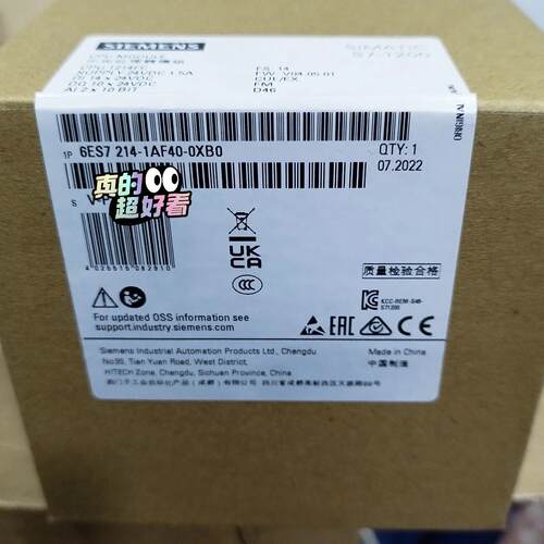 议价6ES7214-1AF40-0XB0 CPU模块 工业自动化控制处理模组维修