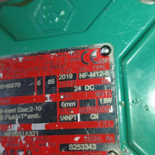 议价NF8551A321 电磁阀 24DC 1/4NPT 工控自动化元器件维修