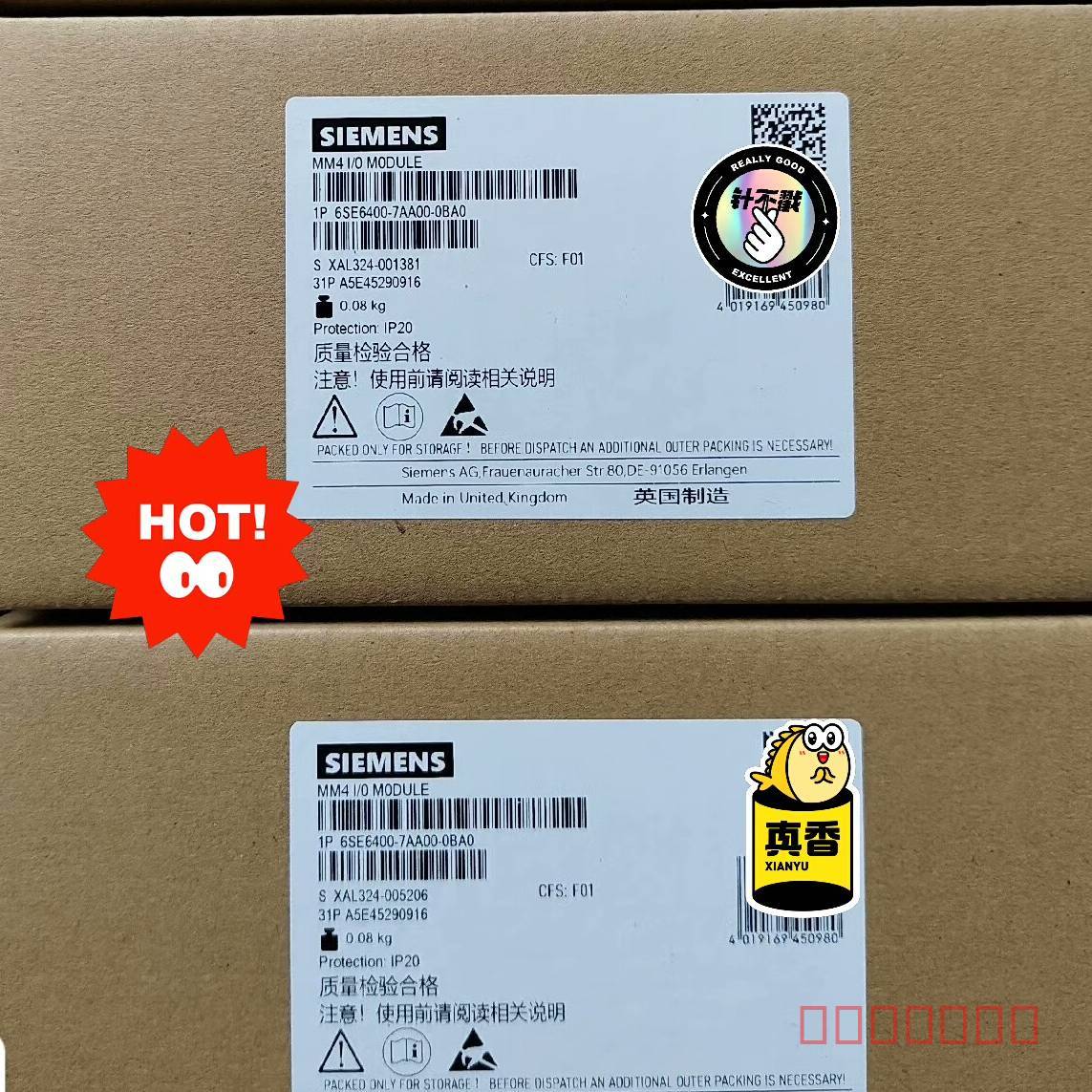 议价6SE6400-7AA00-0BA0西门子变频器附件IO接维修