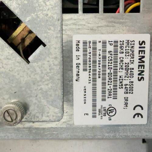 议价6FC5210 MMC103 带3.7/4.4/5.3系统软件 工控自动化配件维修