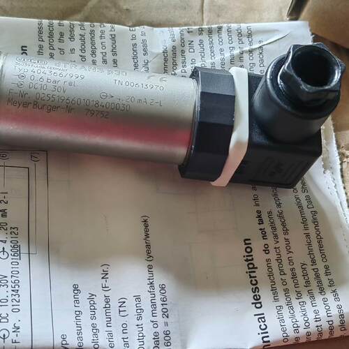 议价404366/999 压力传感器 0-6bar JUMO久牧工业工控配件维修
