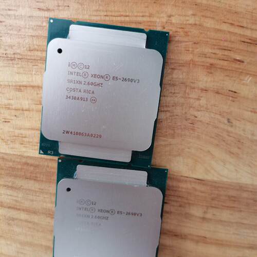 议价E5-2690V3 至强处理器 12核正显 适配X99主板 高性能运算维修