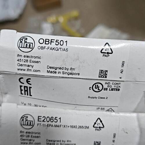议价OBF501 E20651 E20600 易福门 工控自动化传感器维修