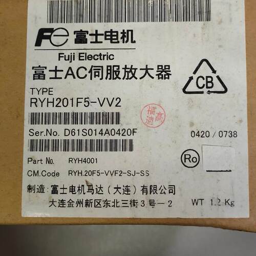 议价RYH201F5-VV2 富士AC伺服放大器 工控自动化配件维修
