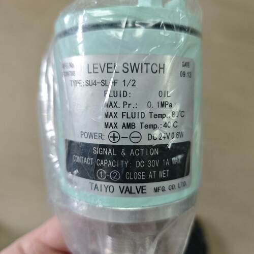 议价SU4-SL-F 1/2 LEVEL SWITCH TAIYO VALVE工控配件维修