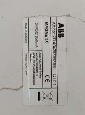ABB 2TLA042022R2700 MAGNE 3X 磁